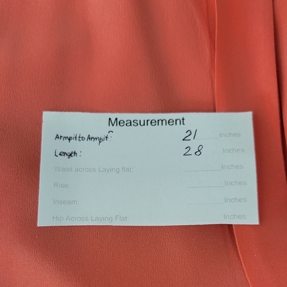 BCBGMaxAzria Pink Coral Silk Blouse # 433 Size M - Picture 9 of 9